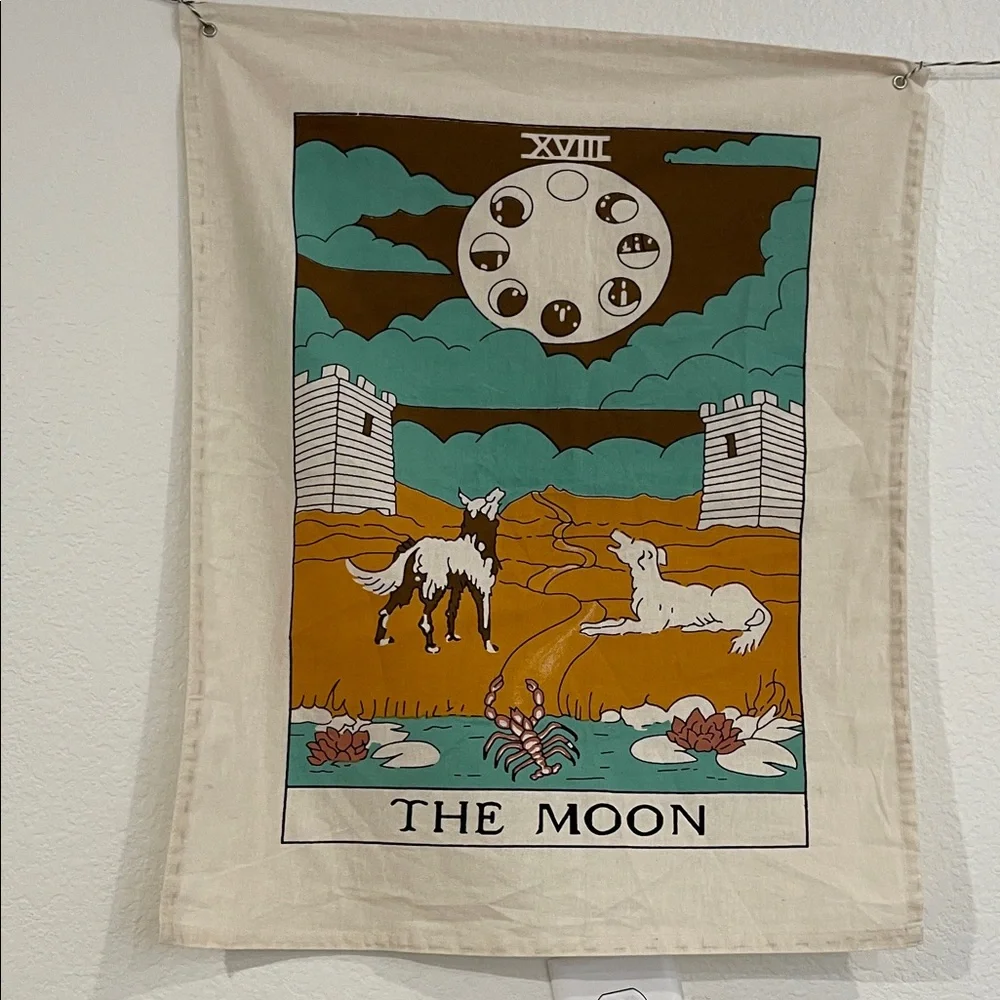 Urban Outfitters Tarot Tapestry Set - The Moon, The Sun, The Star